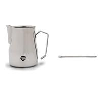 LELIT Jarra de Leche y Lápiz de Arte Lácteo - Plata - PLA301S Por 35Cl