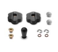 Lelit Marax Kit de ampliación - Para cafeteras Mara & MaraX - Pomos y palanca de vapor - PLA2202 Madera de nogal Negro