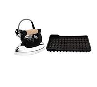 Lelit PS355 Plancha en Seco, 800 W, Aluminum, Negro/Plateado