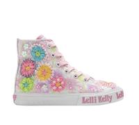 Lelli Kelly Botas de béisbol de lona para niñas Eloise LK4910, White, 30 EU