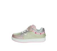 Lelli Kelly Pan de Azúcar Zapato Fucsia/Verde con Glitter Modelo Sneaker Flequillo Mix LKAA8049, Fucsia Verde, 30 EU