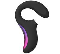 LELO Enigma - Masajeador sónico dual para clítoris y punto G - Negro