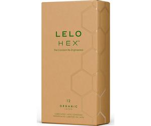 Lelo Hex Pack Organic Latex Condoms 12uds