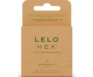 Lelo Hex Pack Organic Latex Condoms 3 uds