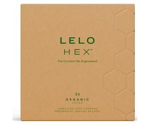 Lelo Hex Pack Organic Latex Condoms 36uds