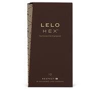 LELO Hex Preservativo Respect XL 12 Pack - Ajuste Perfecto Para Máxima Confianza y Libertad Sensorial