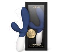 LELO LOKI Wave 2 Estimulador de Próstata Hombre Vibrador Masajeador Prostático con 12 Modos de Placer y un Diseño Sumergible, Base Blue