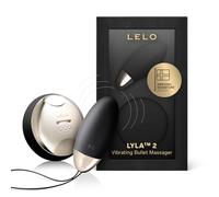 LELO LYLA 2 Masajeador Bala para Mujeres, Masajeador de Silicona con Tecnología SenseMotion y Control Remoto, Black