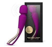 LELO SMART WAND 2 M: Juguetes Sexuales de cuerpo entero, Este potente vibrador Wand libera la tensión de los músculos y estimula el clítoris, Deep Rose