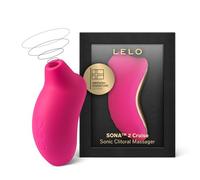 LELO SONA 2 Cruise, El Mejor Succionador de Clítoris del Mercado, Un Vibrador Femenino con Tecnología Cruise Control, Sumergible y Recargable por USB, Cerise