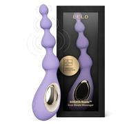 LELO SORAYA Beads, Masajeador Anal con Cuentas con Tecnología Bow-Motion y 8 Modos de Vibración, Estimulador Anal, Vibrador Anal, Bolas Anales (Violet Dusk)