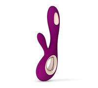 LELO SORAYA Wave, Vibrador Doble Vibrador Mujer Juguetes Eróticos Para Mujer Sexuales Juguetes Eróticos Para Mujer Adultos, Deep Rose