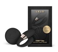LELO TIANI Duo, Vibrador Sexual, Juguetes Sexuales para Usar Durante el Coito, Juguete Erótico para Parejas, Sumergible y 8 Modos de Vibración, Vibradores Control Remoto (Black)