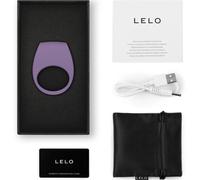 LELO Tor 3 Anillo Vibrador Negro - Estimulador Ideal Para Parejas Con Diseño Elegante - LILA