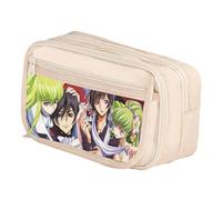 Lelouch Lamperouge Estuche Anime CC Estuche -21 x 8 x 13 cm Lulu Papelería Caja organizadora Lulu Pencil Case Escolar Regalos para Fans, Tipo 21, 21*8*13cm, Estuche para