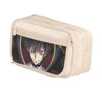 Lelouch Lamperouge Estuche Anime CC Estuche -21 x 8 x 13 cm Lulu Papelería Caja organizadora Lulu Pencil Case Escolar Regalos para Fans, Tipo 18, 21*8*13cm, Estuche para