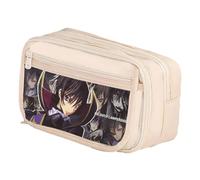 Lelouch Lamperouge Estuche Anime CC Estuche -21 x 8 x 13 cm Lulu Papelería Caja organizadora Lulu Pencil Case Escolar Regalos para Fans, Tipo 20, 21*8*13cm, Estuche para