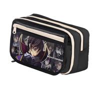 Lelouch Lamperouge Estuche Anime CC Estuche -21 x 8 x 13 cm Lulu Papelería Caja organizadora Lulu Pencil Case Escolar Regalos para Fans, Tipo 8, 21*8*13cm, Estuche para