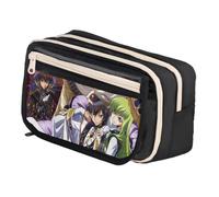 Lelouch Lamperouge Estuche Anime CC Estuche -21 x 8 x 13 cm Lulu Papelería Caja organizadora Lulu Pencil Case Escolar Regalos para Fans, Tipo 2, 21*8*13cm, Estuche para