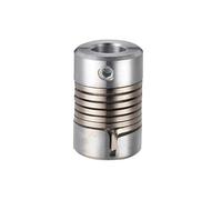 Leluo 1 pieza D16 L35 Acoplamiento de eje flexible Acoplador de aleación for acoplamiento de codificador de micromotor Manga de eje servo Acoplamiento de eje flexible(6x8mm)