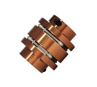 Leluo 1 pieza D68L74 Acoplador de eje de motor flexible Acoplamiento de brida cardán CNC Diafragmas de aluminio Junta universal for impresora 3D arreglar munt(20X20mm)