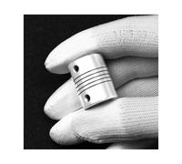 Leluo Acoplador de eje de 19 x 25 mm con mordaza flexible for motor CNC, acoplamiento de husillo T8 arreglar munt(6mm to 6mm)