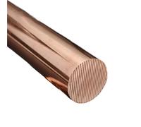 Leluo Barra de cobre T2, varillas redondas sólidas de cobre, diámetro 10 mm, 12 mm, 16 mm, 18 mm y 20 mm, material de cobre for manualidades. Bricolaje(14mm)