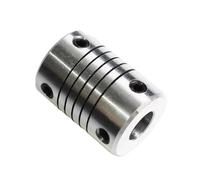 Leluo Eje de acoplamiento flexible de aluminio D18L25, eje Z, for acoplador de motor paso a paso. arreglar munt(3x8mm)