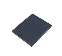 Leluo Junta de silicona plana de caucho negro conductor resistente a altas temperaturas for componentes resistivos variables Industria(500x500x1.5mm)