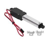 Leluo Mini actuador lineal eléctrico DC 12V 50mm actuador de movimiento de carrera IP54 protección contra sobrecorriente de bajo ruido for automatización del hogar Herramientas(Thrust 60N)