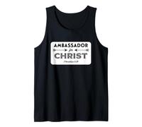 Lema de las Escrituras del Embajador para Cristo Camiseta sin Mangas