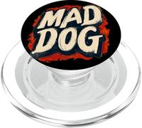 Lema de Perro Loco para una Mirada Fresca y Divertida PopSockets PopGrip para MagSafe