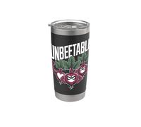 Lema divertido de remolacha fuerte imbeetable Vaso térmico de acero inoxidable de doble pared