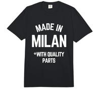 Lema Divertido Hecho en Milán Nacido en Milán Comfort Colors Adult Heavyweight T-Shirt