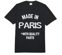 Lema Divertido Hecho en París Nacido en París Comfort Colors Adult Heavyweight T-Shirt
