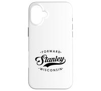Lema estatal de Stanley WI para Hombres y Mujeres. Carcasa para iPhone 16 Plus
