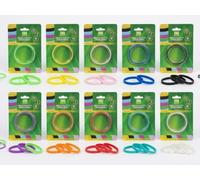 Lemag - Pulseras perfumadas de silicona - 10 unidades de talla única ajustable - Fragancia citronela, lavanda, geranio y menta - 7 días de perfume por pieza