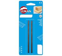 Leman 142.778.02 - Pack de 2 cuchillas de cepillo eléctrico (MD 78 x 5,5 x 1,1 mm)