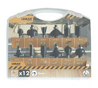 Leman 418.700.12 - Juego de 12 fresas (mango 8) color naranja