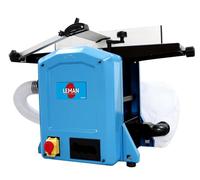LEMAN - Regruesadora Cepilladora de Madera LODRA210, 210 mm, Motor 1500 W, 2 Cuchillas Reversibles, Sistema de Aspiración Integrado