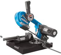 LEMAN - Sierra de cinta para metales SRM100 1500W con variador de velocidad, hoja HSS bimetálica y corte hasta Ø100 mm