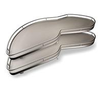 Lemans II 450 mm Izquierda Herraje para Armario de Esquina Gris Plateado de SO-Tech®