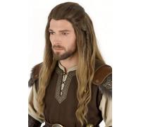 LeMarnia Peluca larga y rizada para hombre, disfraz de Thor, para Halloween, cosplay