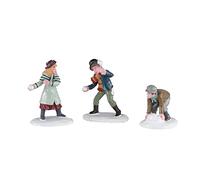 Lemax 02942 Caddington Village Figurine: Snowball Skirmish