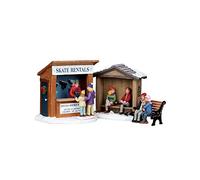 Lemax 03849 Christmas Village Accesorio: Skate Rentals (Juego de 3)
