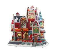 Lemax- Christmas Village Sights & Sounds: Tinseltown Plaza, Multicolor (05700-UK)