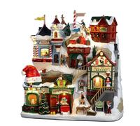 Lemax 25925 Fachada del País de Las Maravillas de Santa: Pueblo de Papá Noel