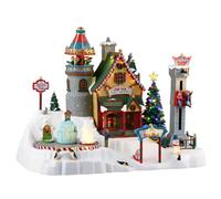Lemax- Santa's Wonderland Sights & Sounds: North Pole Fun Fair, Multicolor (35020-UK)
