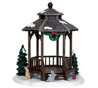 Lemax 43084 - Cenador de Invierno con diseño de Pueblo navideño
