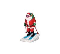 Lemax 52337 Vail Village - Figura de Esquiador de Papá Noel